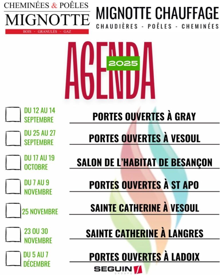 Programme 2025 Mignotte